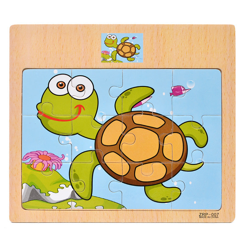 mytooy Holzpuzzle 12-teilig