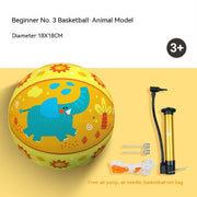 Kinder Basketball Pat Ball Gummiball Indoor-Stumm spielzeug