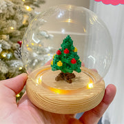 Weihnachts serie kleine Partikel montage Bausteine Spielzeug Puzzle Ornamente
