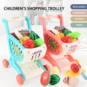 Kinder Simulation Supermarkt Einkaufs wagen Obst und Gemüse Spielzeug