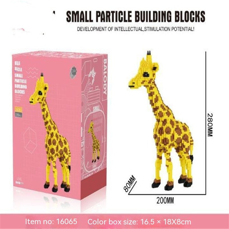 mytooy Cartoon Giraffe Klemmbausteine