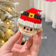 Weihnachts serie kleine Partikel montage Bausteine Spielzeug Puzzle Ornamente