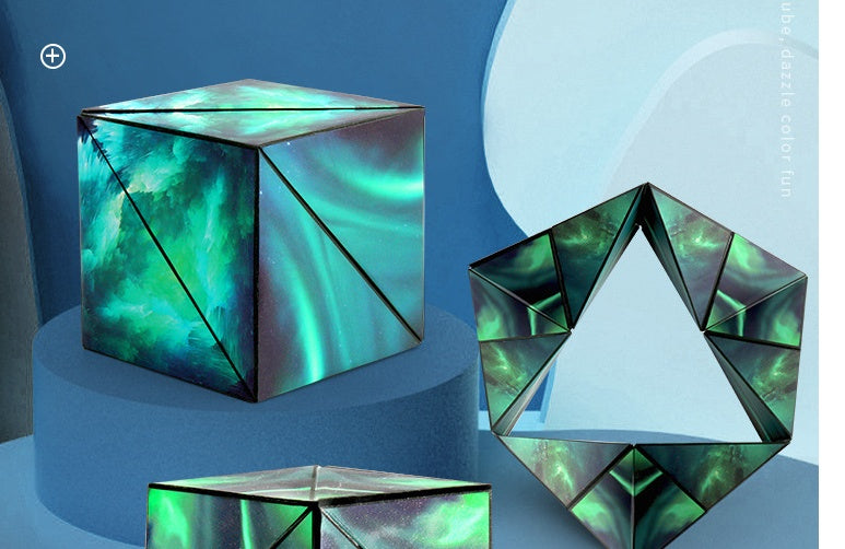 Solide Geometrie Variable Magnetische Rubik Würfel Blöcke