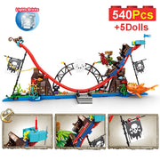 Ganze Set Von Pirate Schiff Schatz Brust Montage Block Spielzeug