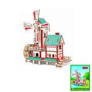 Holz Puzzle Modell 3D Drei-dimensional kinder Pädagogisches Spielzeug