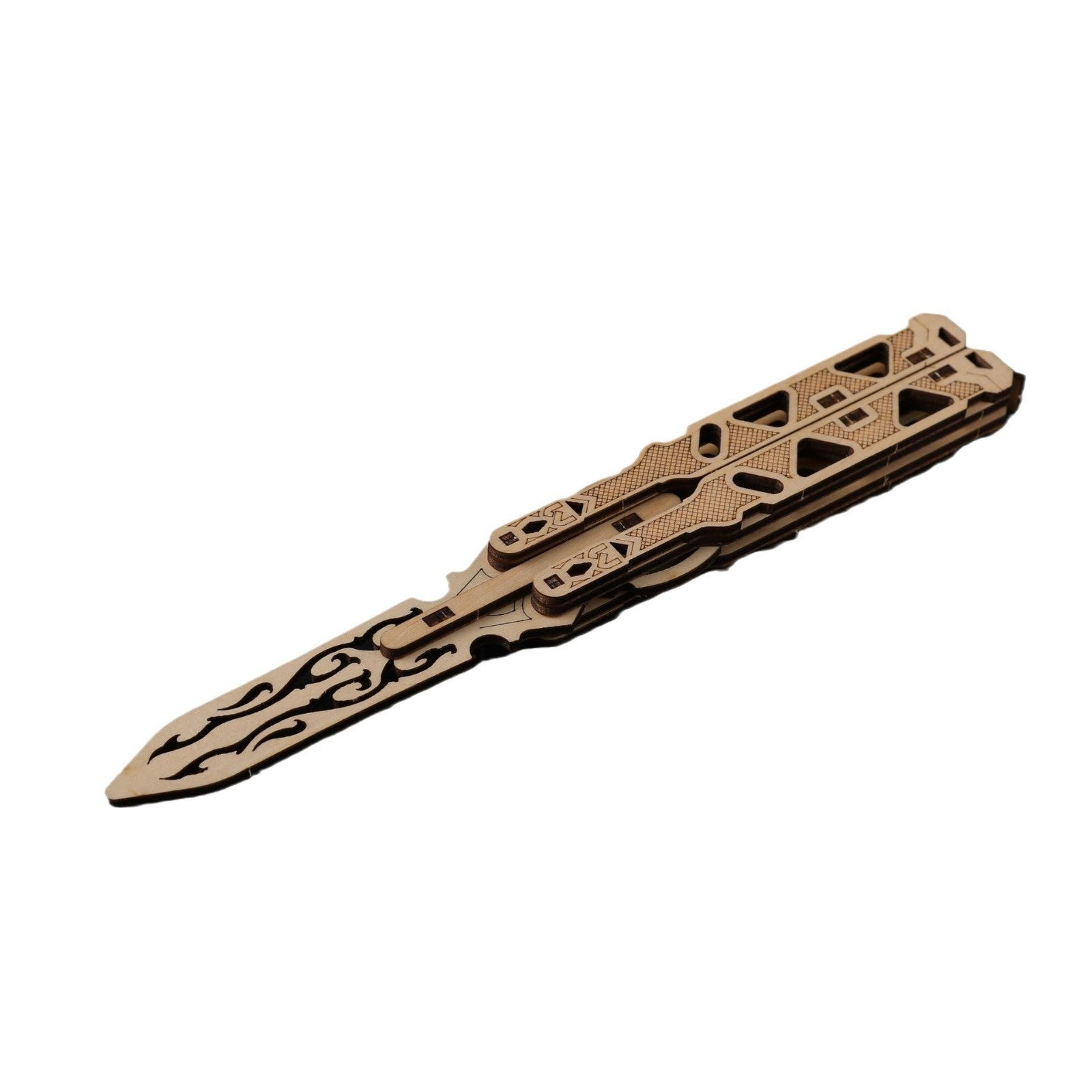 Aus Holz zusammen gebautes 3D-Modell Puzzle pädagogisches handgemachtes Spielzeug