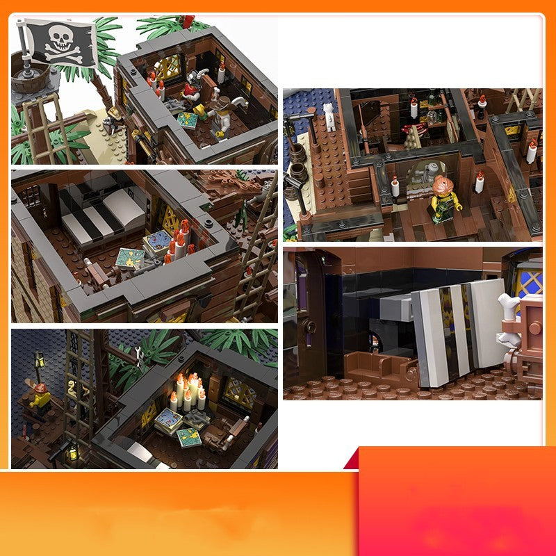 Große Captain Action Shipwreck Karibik Serie Montiert Spielzeug