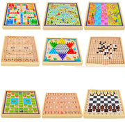 mytooy Holz-Brettspiel Sammlung