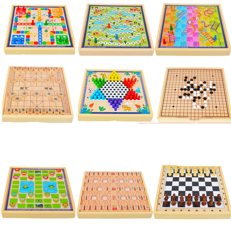 mytooy Holz-Brettspiel Sammlung