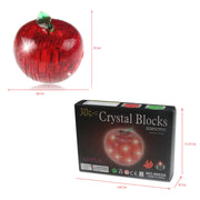 Puzzle für Kinder und Erwachsene: Puzzle mit blinkendem Licht, DIY-Kinderpuzzles, 3D-Kristallpuzzle, Puzzlemontage-Modellspielzeug