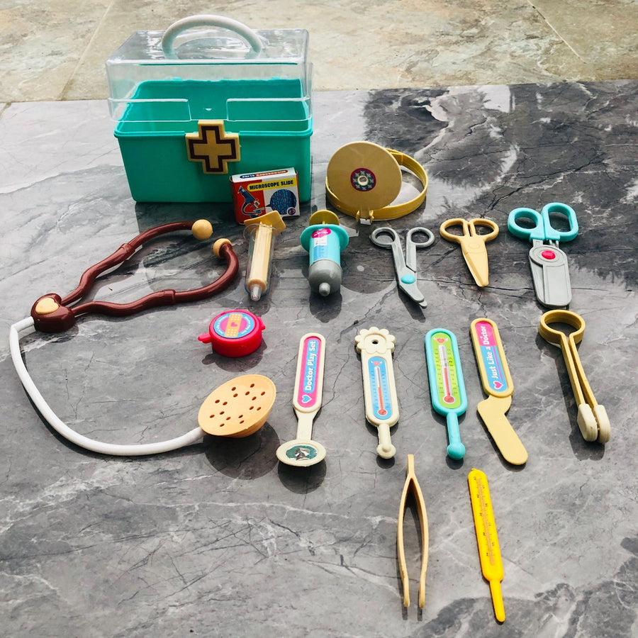 Children Play House Little Doctor Nurse Set Girl Stethoscope Injection Play First Aid Kit Baby Toys