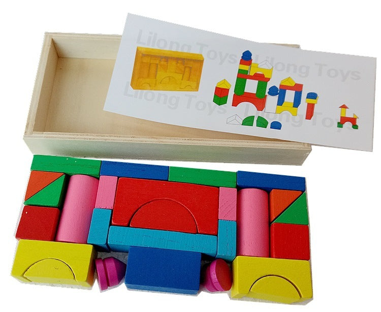 26 Mini City Bauklötze Spielzeug