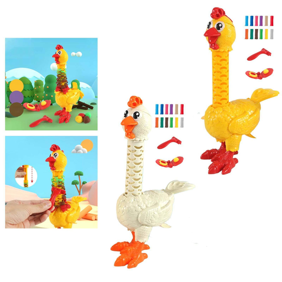 Hühnerkopf-Schiebespielzeug Bodenstall – intelligentes Aktivitätsspielzeug aus Buntton Mein Shop