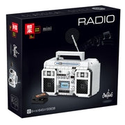 Retro-Serie Radio-Nähmaschinen-Modell Kinder-Bauklötze-Spielzeug