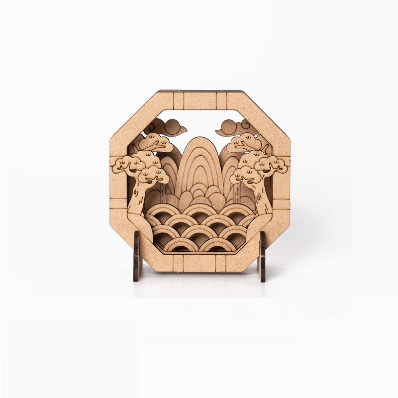 Kreative Handarbeit Aus Holz Ornamente Nacht Licht Interaktive Spielzeug Geschenke