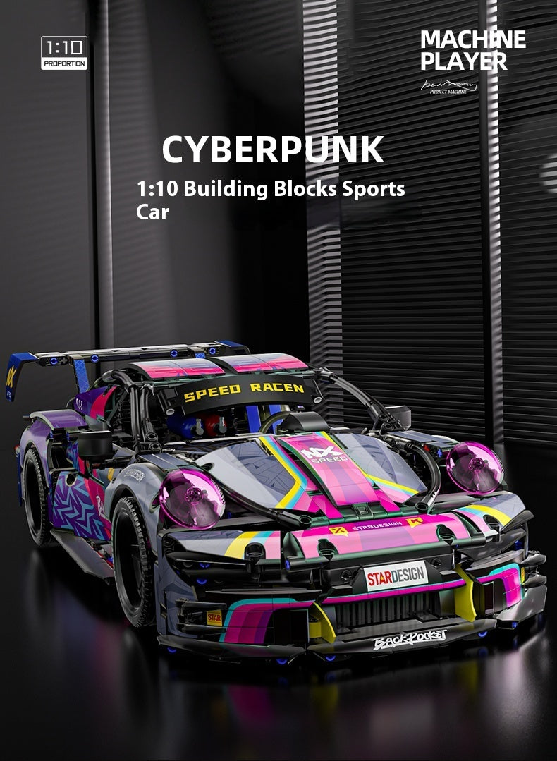 Punk-Bausteine pädagogisches zusammen gebartes Spielzeug Modell