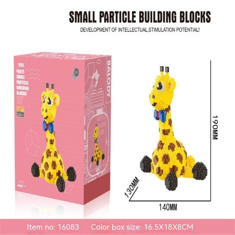 mytooy Cartoon Giraffe Klemmbausteine