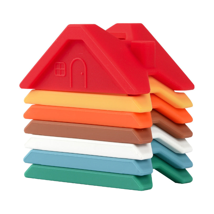 Silikon Jenga Bausteine kinder Spielzeug Frühe Bildung