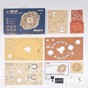 Robotime ROKR Sternzeichen Wanduhr 3D Holz Puzzle Modell Montage Spielzeug Geschenke für Kinder Kinder Teens LC601 Unterstützung Dropshipping
