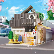Street View Serie Pädagogisches Spielzeug Montage Und Einfügen Kleine Partikel Bausteine