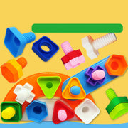 Schraube Spielzeug Baby Kinder Schraube Mutter Kombination Demontage Puzzle Montage Demontage Baustein Spielzeug