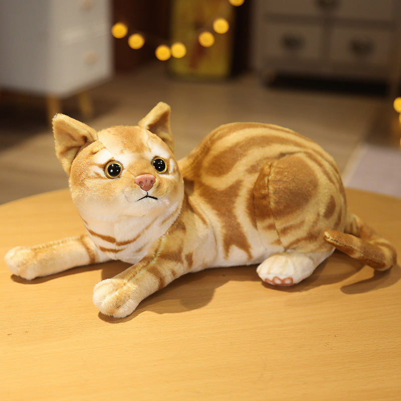 Simulation Katze Puppe Plüsch Spielzeug lange Kissen Kinder Puppe