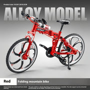 Rotes Fahrrad Modell als dekoratives Sammlerstück für Fahrradfans