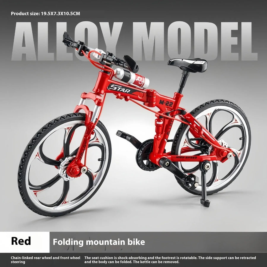 Rotes Fahrrad Modell als dekoratives Sammlerstück für Fahrradfans