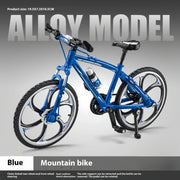 Blaues Fahrrad Modell für fantasievolle Spielwelten und Dekoration