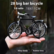 Schwarzes Fahrrad Modell als schlichtes Dekorationsstück