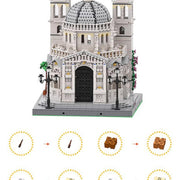 Salute Ankang Notre Dame Kirche Großes Wahrzeichen Plastiks pielzeug