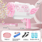 80 Löcher Bazooka Bubble Machine Kinderspiel zeug