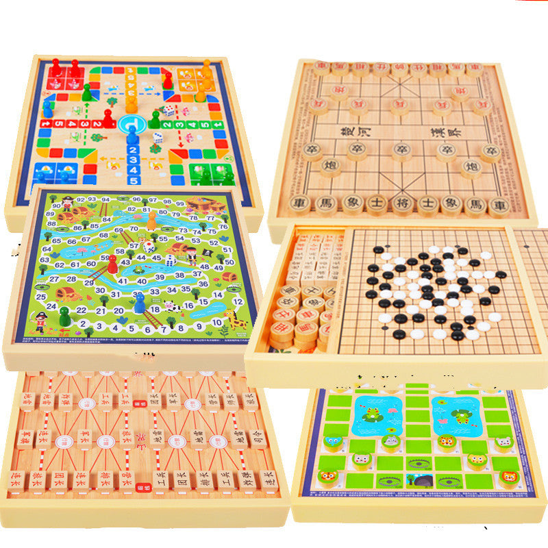 mytooy Holz-Brettspiel Sammlung