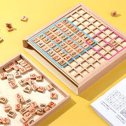 Holz Sudoku Jiugongge Spiel Schach Frühe Bildung Spielzeug