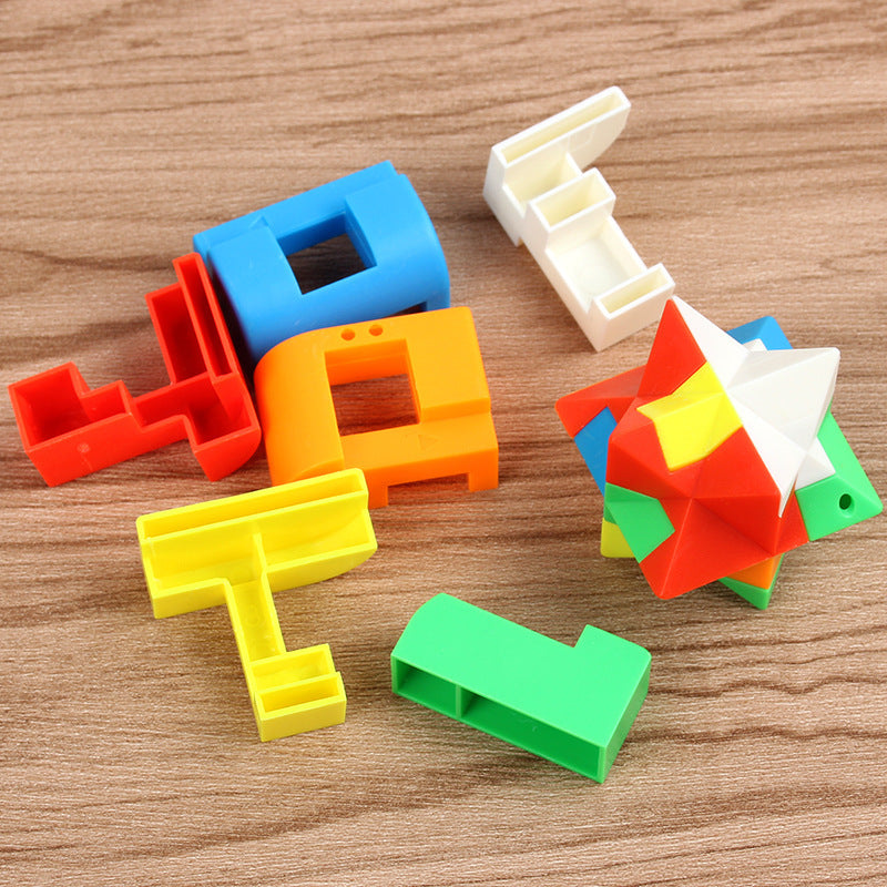 Konfuzius Luban Lock Ein komplettes Set von wohltuenden intellektuellen Spielsachen für Kinder