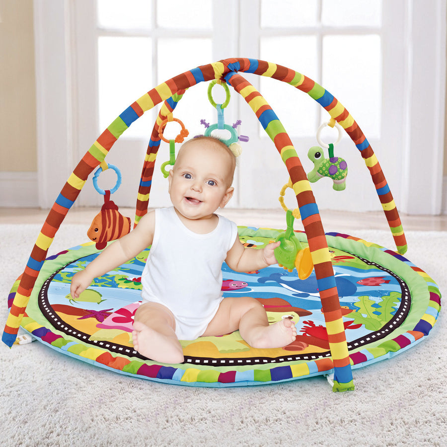 Kinder Fitness Rack Spiel Runde Decke Krabbeln Boden matte Spielzeug