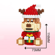 Weihnachtsbaum-Rentier-Eismann-Kleinteil montage-pädagogisches Spielzeug