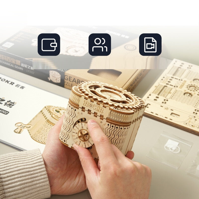 Diy Handarbeit Holz Code Box Projektor Kreative Spielzeug