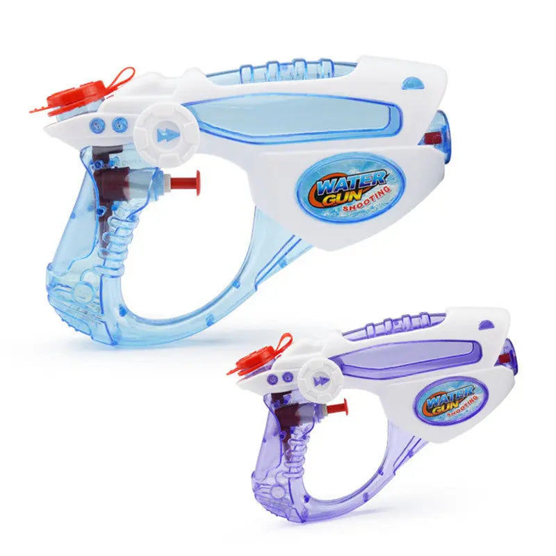 Kinder Strand Spielzeug Wasserpistole in Blau und Lila für Spielspaß mit Wasser